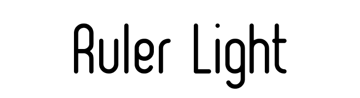 Ruler Light Font