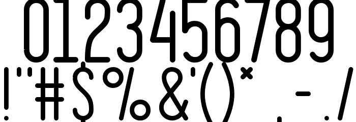 Ruler Light Font OTHER CHARS
