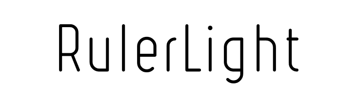 Ruler Light  नि: शुल्क फ़ॉन्ट्स डाउनलोड