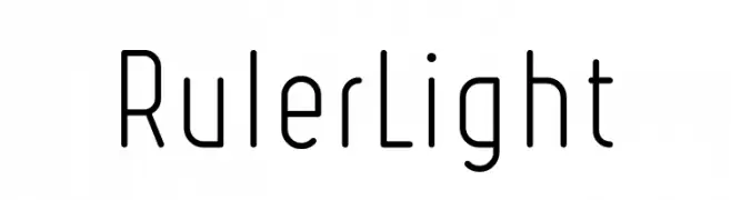 Ruler Light  Скачать бесплатные шрифты