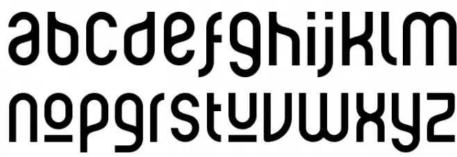 Ruler Modern 字体 小写