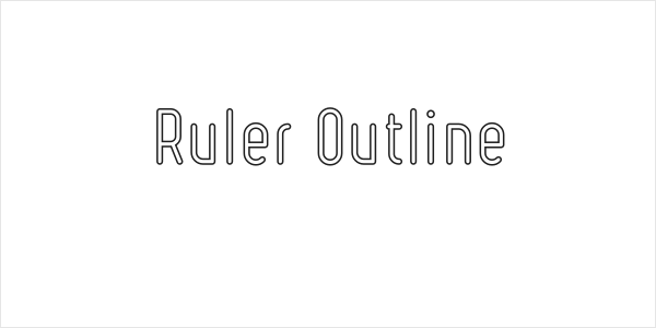 Ruler Outline Logo