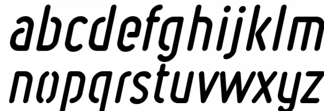 Ruler Stencil Bold Italic फ़ॉन्ट लोअरकेस