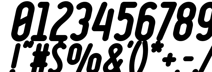 Ruler Volume Drop Shadow Bold Italic Font OTHER CHARS