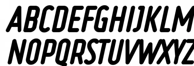 Ruler Volume Drop Shadow Bold Italic フォント 大文字