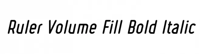 Ruler Volume Fill Bold Italic  baixar fontes gratis