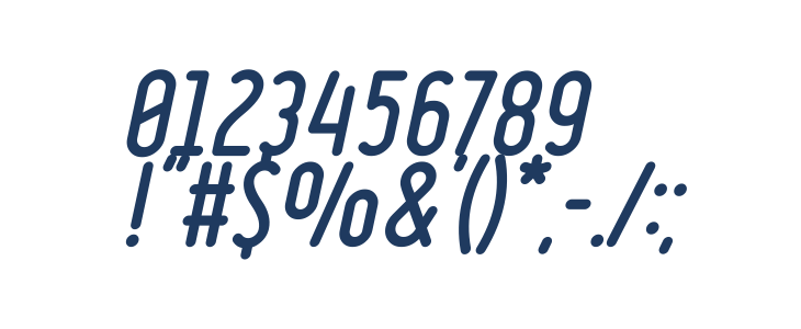 Ruler Volume Fill Bold Italic Other Characters
