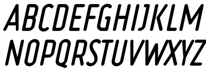 Ruler Volume Fill Bold Italic Fonte MAIÚSCULAS
