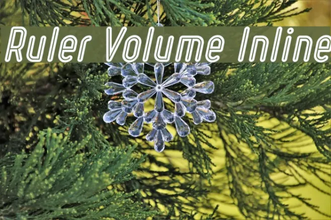Ruler Volume Inline Example 3