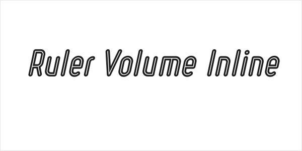 Ruler Volume Inline Logo
