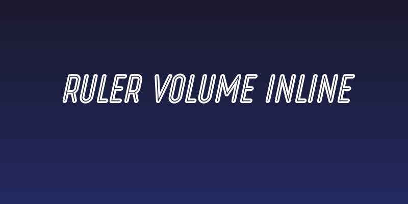 Ruler Volume Inline Social Header