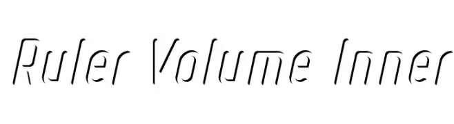 Ruler Volume Inner  baixar fontes gratis