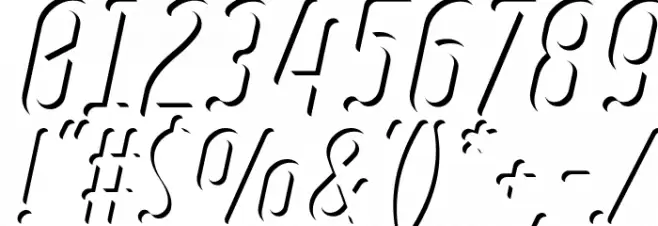 Ruler Volume Inner Font OTHER CHARS