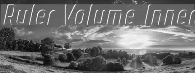 Ruler Volume Inner Font examples