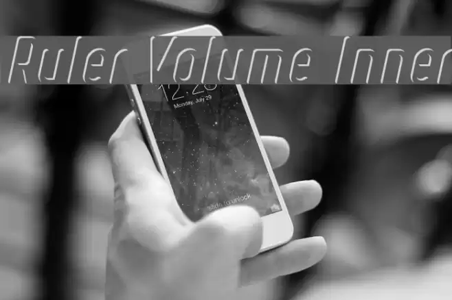 Ruler Volume Inner Font examples