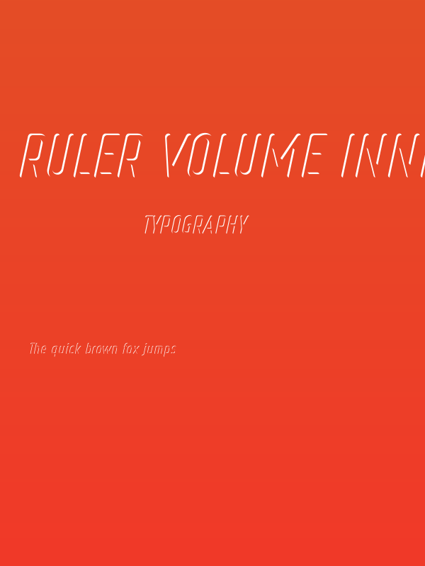 Ruler Volume Inner Poster