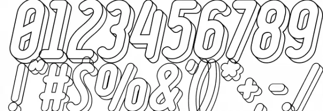 Ruler Volume Line Font OTHER CHARS