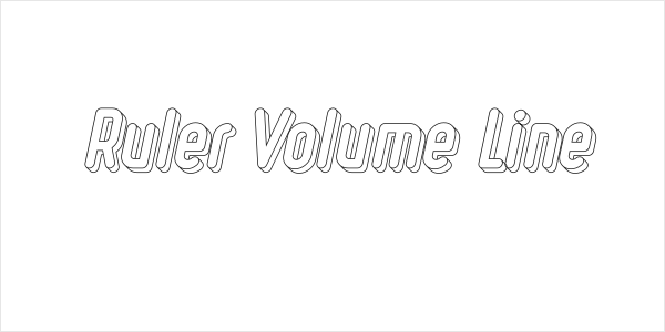 Ruler Volume Line Logo