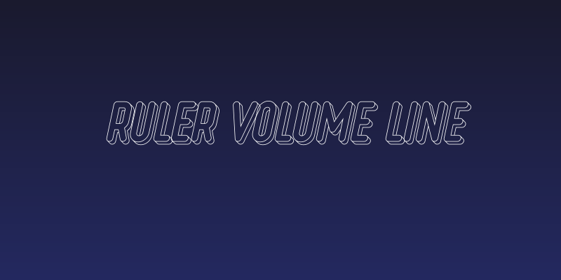 Ruler Volume Line Social Header