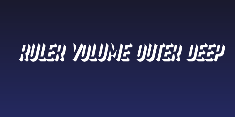 Ruler Volume Outer Deep Social Header