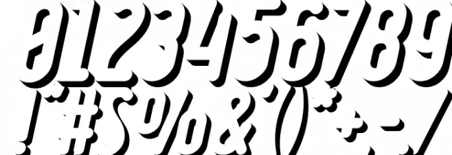 Ruler Volume Outer Font OTHER CHARS