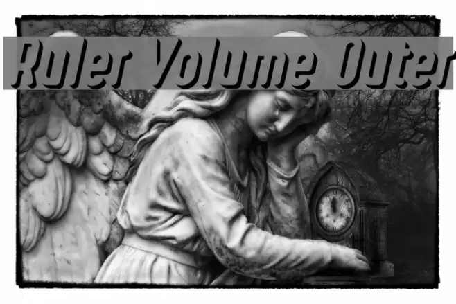 Ruler Volume Outer Font examples