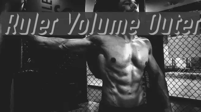 Ruler Volume Outer Font examples