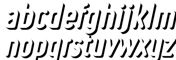 Ruler Volume Outer Font LOWERCASE