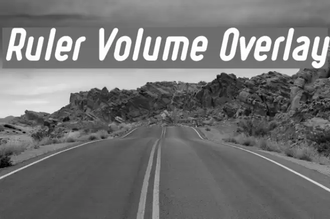 Ruler Volume Overlay फ़ॉन्ट examples
