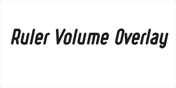 Ruler Volume Overlay Logo