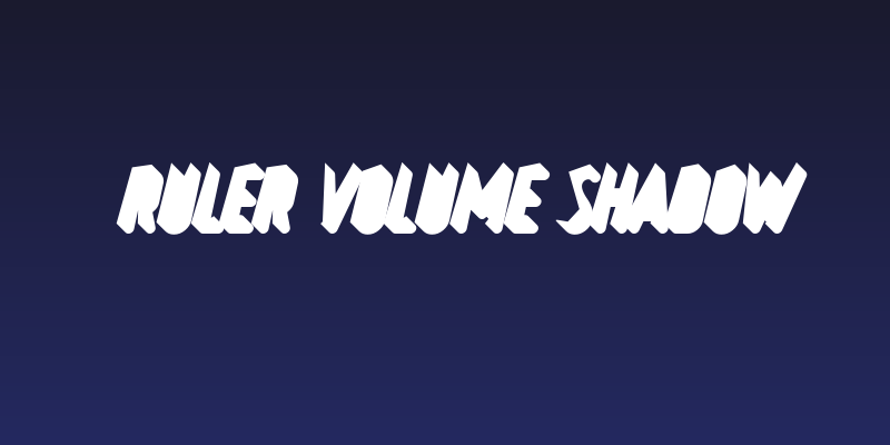 Ruler Volume Shadow Social Header