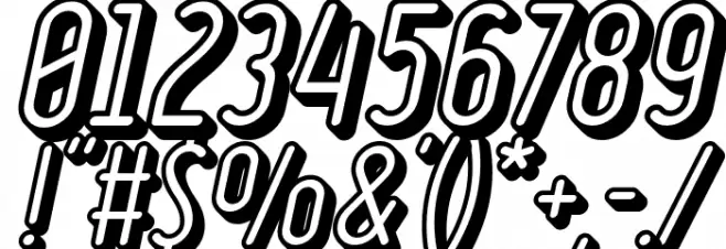 Ruler Volume Font OTHER CHARS