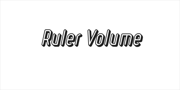 Ruler Volume Logo