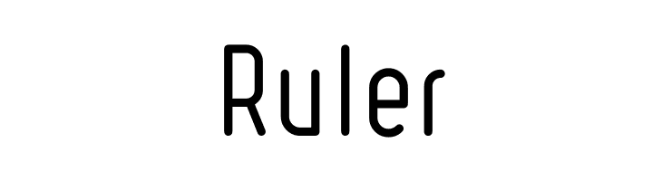 Ruler  Скачать бесплатные шрифты