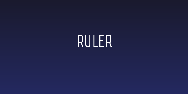 Ruler Social Header