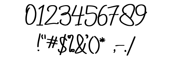 Rules Font OTHER CHARS