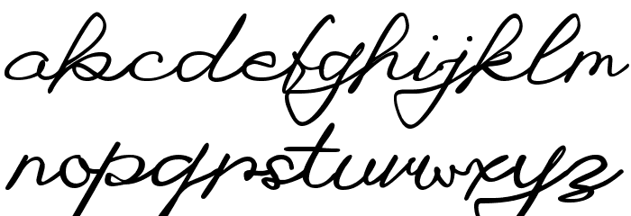 Rules Font LOWERCASE