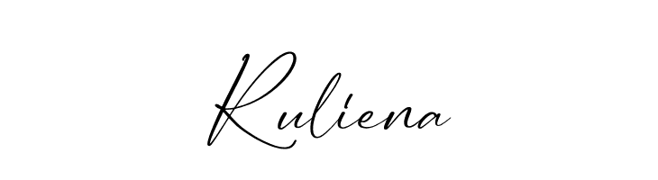 Ruliena  フリーフォントのダウンロード