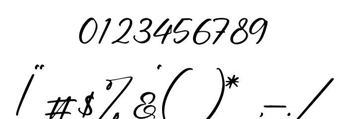 Ruliena Font OTHER CHARS