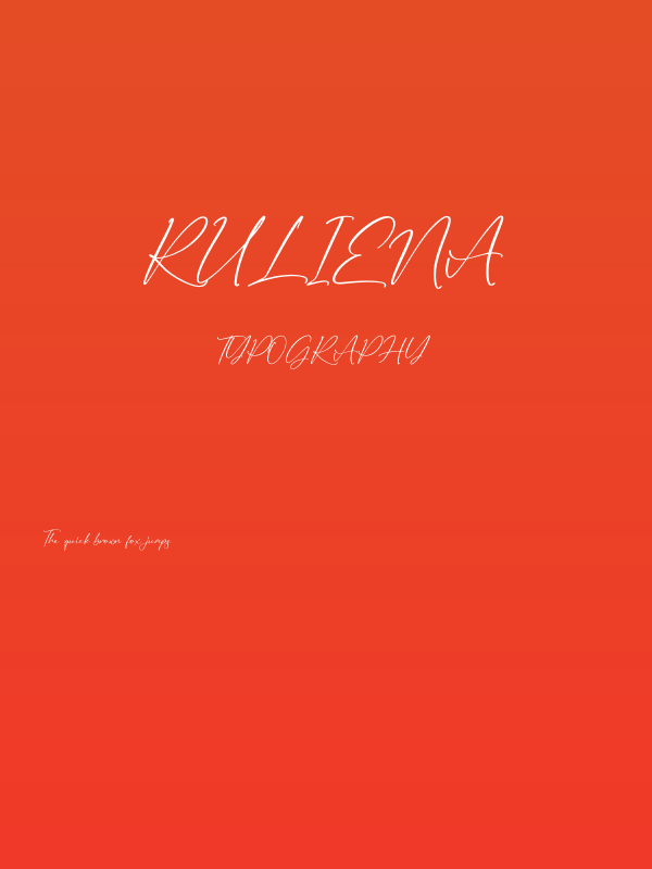 Ruliena Poster
