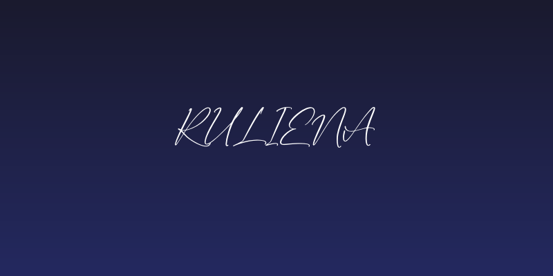 Ruliena Social Header