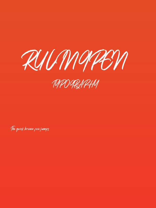 Rulingpen Poster