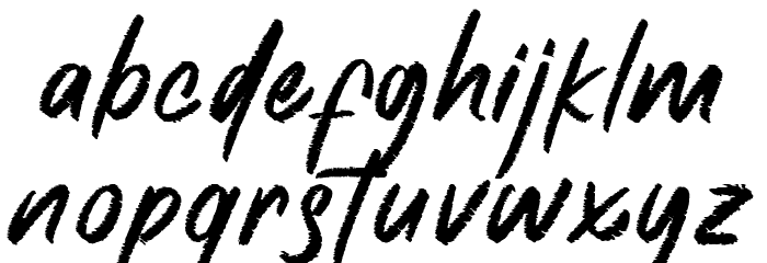 Rulingpen Font LOWERCASE