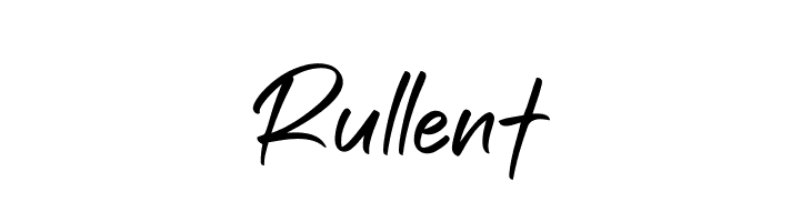 Rullent  フリーフォントのダウンロード