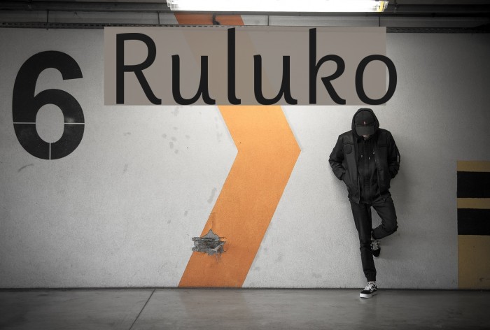 Ruluko Font examples