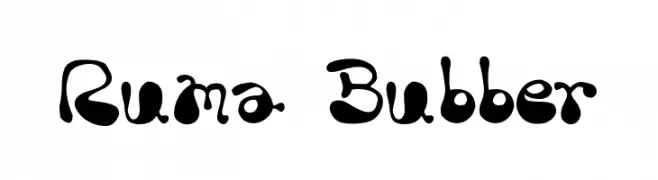 Rum-Bubber  नि: शुल्क फ़ॉन्ट्स डाउनलोड