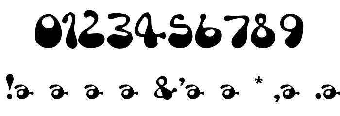 Rum-Bubber Font OTHER CHARS