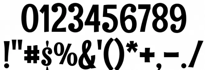 Rum Raisin Font OTHER CHARS