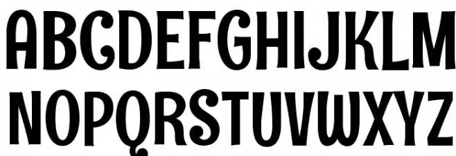 Rum Raisin Font UPPERCASE