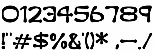 Rum and Bones Font OTHER CHARS